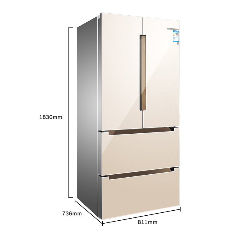 博世boschkfn86aa69c478升多门冰箱变频无霜智能控温