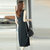 MISS LISA韩版时尚气质中长款连衣裙女式修身显瘦打底裙YS3323(黑色 XL)第5张高清大图