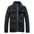 传奇保冬季上衣青年韩版短款潮流帅气加厚男士外套M-4XL8228(黑色 4XL)第2张高清大图