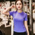 莉菲姿 韩版时尚休闲瑜伽服套装 运动服 跑步服 速干衣短裤两件套(灰色 L)第3张高清大图