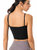 运动内衣女防震健身文胸细肩带美背定型瑜伽服背心吊带上衣含胸垫(XL 克莱因蓝)第4张高清大图