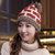 帽子女秋冬天韩版时尚拼接毛线帽保暖套头帽针织帽可爱677888(桔色 弹力均码)第2张高清大图