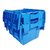 苏识 DGZZ3 带盖周转箱 600×400×365mm ( 颜色：蓝色) 物流箱斜插箱加厚配送箱第4张高清大图