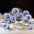 南帝景德镇陶器中式青花高白瓷餐具套装228头 套装第5张高清大图