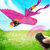 汉王出头鸟（Hanvon）儿童玩具男孩女孩遥控玩具礼物 智能仿生扑翼飞行机器鸟(黄色)第5张高清大图