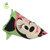 迪士尼宝宝三角巾  儿童头巾 婴儿口水巾/围嘴/围兜(浅绿眨眼 60*30cm)第2张高清大图