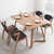 天米 TIMI 北欧白橡实木餐桌椅 1.4米餐厅家具 现代简约创意饭桌组合(原木色 1.4米餐桌+4把白蜡木牛角椅)第3张高清大图
