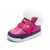kids.ing女童运动鞋冬季加绒粉色女孩鞋子新款韩版儿童鞋1-8岁(13码 紫红色)第3张高清大图