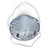 3M 口罩 8246 R95 防酸性气体异味 及颗粒物防护口罩 头带式(单个)第2张高清大图