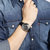 阿玛尼(Emporio Armani)手表 欧美时尚休闲男表 多功能商务男表石英腕表 皮带黑盘 AR2447(AR2447)第5张高清大图