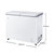 海尔（Haier）BC/BD-201SEN 单温一室冷藏冷冻转换家用冰柜商用冷柜 冰箱 内置玻璃门 蝴蝶门第2张高清大图