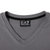 阿玛尼EA7男式T恤 经典胸口LOGO 男式简约休闲V领短袖T恤90349(黑色 M)第2张高清大图