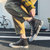 太子龙2019新款男生帆布鞋字母图案瑞安硫化鞋休闲学生布鞋潮流板鞋批发  SXPLH1020(黑色 40)第2张高清大图