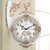宝丽欧式双面挂钟客厅创意艺术两面装饰实木现代壁钟表静音大挂表(20英寸（直径50.5厘米） 928大号棕玫瑰)第3张高清大图