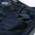 【娅丽达】微喇牛仔九分裤 喇叭裤G2135 自然腰 时尚磨白 流行抓纹(蓝色 35)第5张高清大图