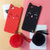 OPPO R11plus手机壳r11plus可爱卡通硅胶防摔女款全包边创意猫咪(黑色条纹猫+同款绳)第5张高清大图