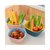 北欧风双层沥水篮家用晾干水果盆洗蔬菜创意塑料沥水篮厨房洗菜盆(小号-【蓝色】)第2张高清大图