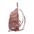 APPLES苹果牛津布双肩包女2020新款时尚简约韩版百搭书包大容量帆布网红背包(粉色)第4张高清大图