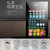 美的(Midea) 酒柜95升 茶叶柜冰吧 家用办公冰柜冷柜 立式冷藏柜保鲜柜展示柜（黑色）JC-95GMA(E)(黑色)第4张高清大图
