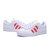 adidas阿迪达斯三叶草贝壳头透气休闲板鞋(白红爱心 44)第3张高清大图