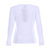 阿玛尼女式t恤 Armani Jeans女士时尚修身款亮片长袖T恤90476(白色 XL)第5张高清大图