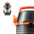 美的(Midea) VT12B1-FD 20升 桶式 吸尘器 干湿两用 橙第4张高清大图