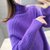 女式时尚针织毛衣9317(粉红色 均码)第5张高清大图