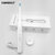 CANDOUR5118智能声波电动牙刷成人感应式充电电动牙刷   震动防水自动便携牙刷加20个牙刷头(黑色)第5张高清大图