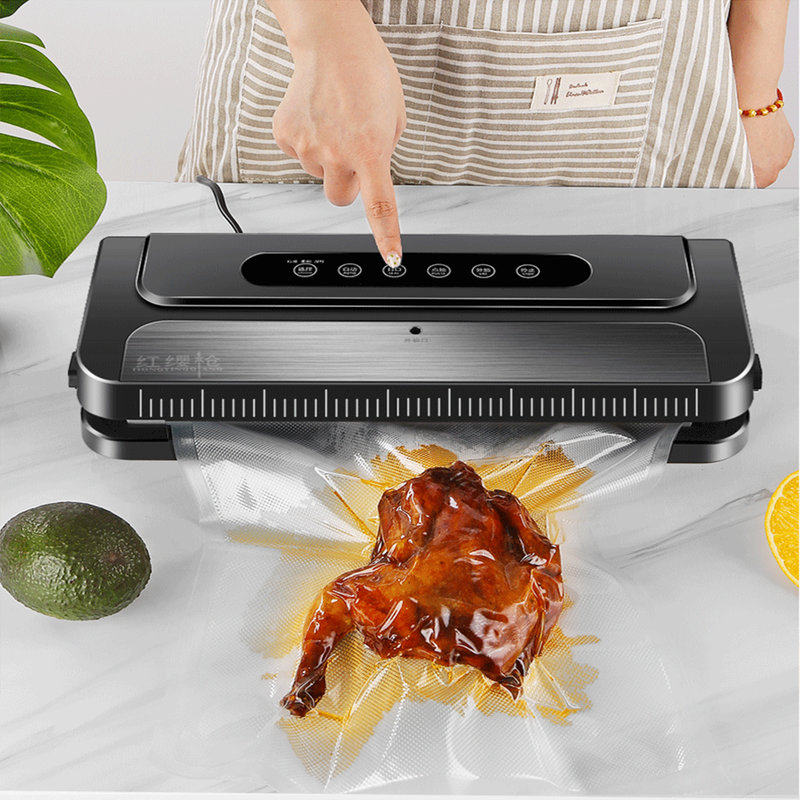 红缨枪真空封口机食品保鲜机真空包装机小型家用零食塑封机抽真空商用
