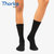 THORLO 美国高端运动袜 TX专用网球袜羽毛球袜壁球袜 长款 黑色 一双 减震排湿 适合场地类运动(黑色 袜码13号/43-47码)第5张高清大图