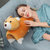 天然乳胶儿童卡通枕头四季通用3-6岁幼儿园专用枕芯助睡眠定型枕(默认 黄熊)第3张高清大图