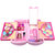 迪士尼Disney 女孩玩具节日礼物安全儿童化妆品彩妆工具组合套装 潘多拉幻境美妆手提包(潘多拉手提包22132 版本)第3张高清大图