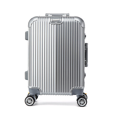 丹爵(DANJUE)新款20/24/28寸铝框拉杆箱男女通用行李箱 万向轮旅行箱(银色 24寸)