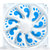 超频三（pccooler）小脚丫 机箱风扇   （120MM/静音/个性图案） 蓝色第5张高清大图