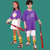 街舞儿童潮装演出服女童爵士套装夏季宽松帅气嘻哈男童中国表演服(130 紫色男款)第5张高清大图