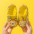 儿童凉拖鞋夏季男女童室内卡通防滑EVA软底中小童宝宝包头洞洞鞋(170（内长17cm） 浅粉色)第3张高清大图