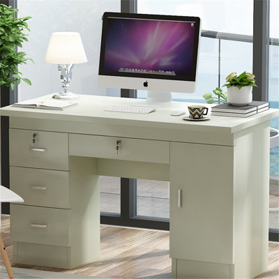 亿景鸿基  电脑桌台式家用书桌写字台简约现代经济型(白枫 1200)