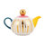 宫廷风轻奢下午茶餐具套装杯子泡茶壶陶瓷北欧风格英式小号咖啡杯(黄色手柄杯（容量200ml） 默认版本)第5张高清大图