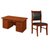 虎源萨尚1米4油漆办公桌小软包椅组合办公桌椅HY-1506(默认 默认)第2张高清大图