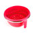 多功能厨用小工具懒人神器切菜挖果厨房清洁用品盆筛(NOKA-20639红色 默认)第2张高清大图