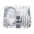 SIEMENS/西门子 SJ558S06JC 12套嵌入式洗碗机智能系列 自动洗碗器（ 含黑色面板）第5张高清大图