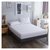 床上用品宾馆酒店白缎条床笠单件床罩(JT003-cl)第6张高清大图