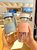 玻璃水杯女士便携小巧茶杯2021新款个人专用高颜值网红款喝水杯子(新款蓝色-480ml【茶隔款】)第2张高清大图