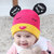 秋冬季婴儿帽子秋冬保暖套头帽韩版新生儿胎帽宝宝帽0-3-6-12个月(红色)第3张高清大图