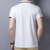 传奇保罗夏季新品时尚短袖t恤商务翻领polo衫薄款丝光棉青年体恤衫潮（M-3XL）ZMN821(白色 L)第4张高清大图