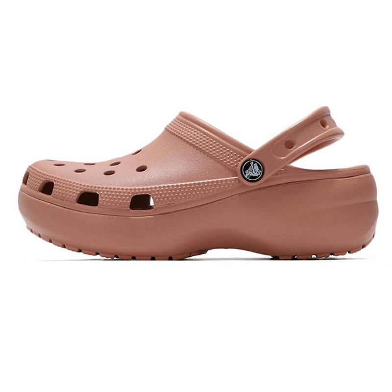 crocs卡洛驰夏季女鞋时尚速干云朵洞洞鞋厚底轻便沙滩凉鞋206750w