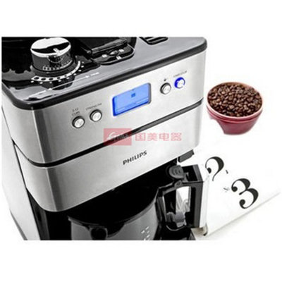 飞利浦（Philips）HD7751咖啡机  不锈钢机身！适合商用家用 高端大气上
