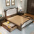 亚格林 美式 床 软皮靠背1.8米双人婚床卧室皮床高箱储物家具(床)第3张高清大图
