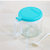 茶花玻璃调味罐圆形调味瓶创意调料盒欧式调料罐厨房用品6011(蓝色)第3张高清大图