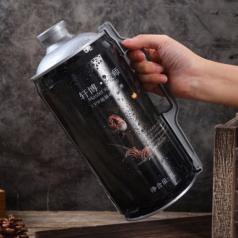 轩博大师德国工艺精酿啤酒经典醇正原浆啤酒整箱扎啤大桶白啤2l装